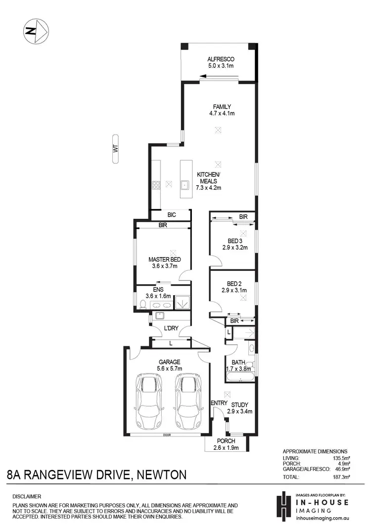 Floorplan of Homely house listing, 8A Rangeview Drive, Newton SA 5074