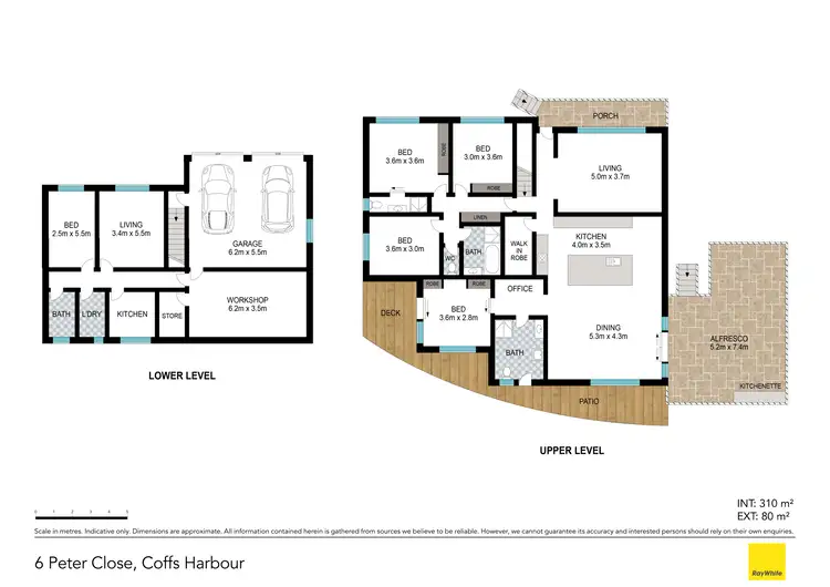 Floorplan of Homely house listing, 6 Peter Close, Coffs Harbour NSW 2450