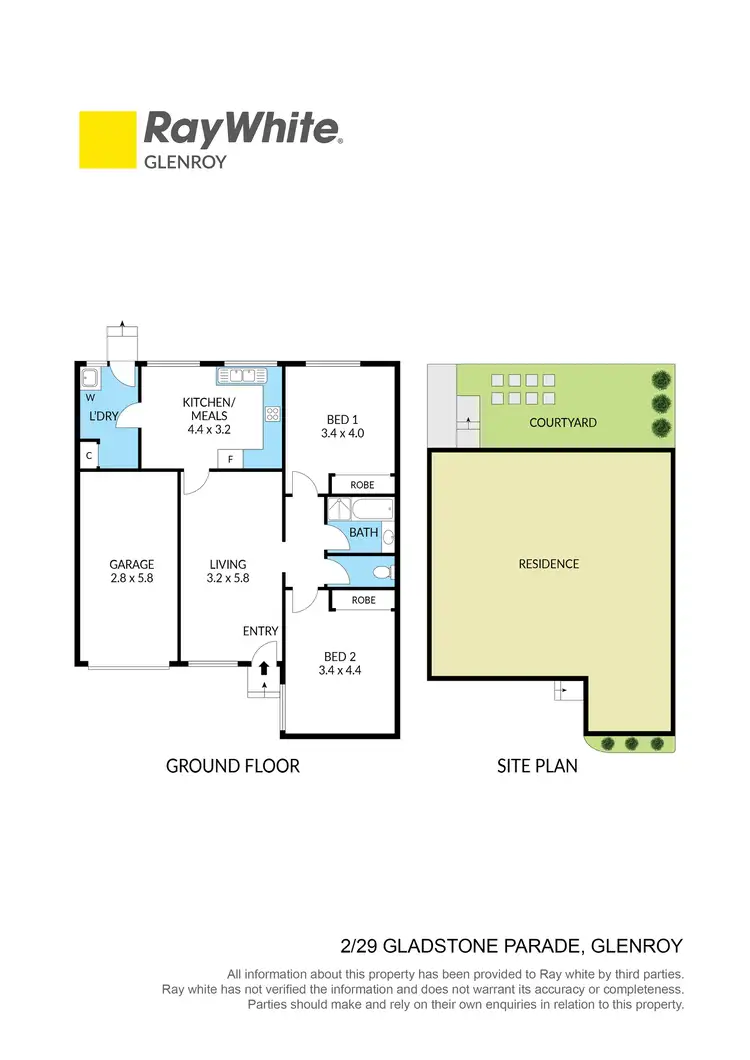 Floorplan of Homely house listing, 2/29 Gladstone Parade, Glenroy VIC 3046