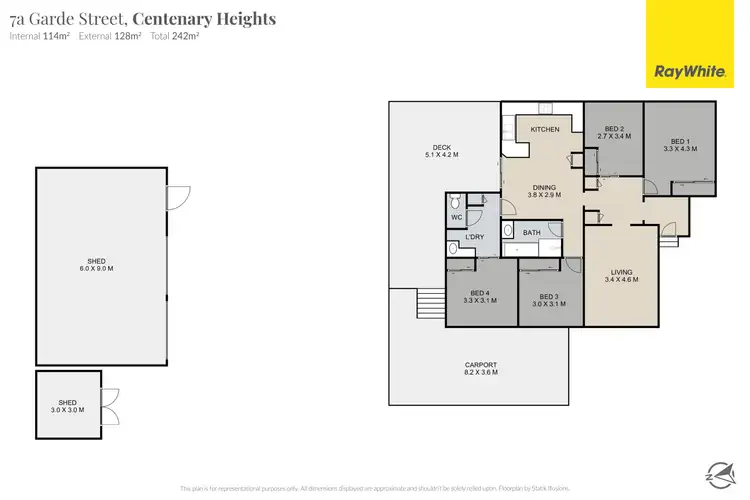 Floorplan of Homely house listing, 7A Garde Street, Centenary Heights QLD 4350