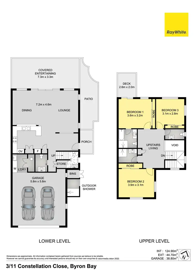 Floorplan of Homely house listing, 3/11 Constellation Close, Byron Bay NSW 2481