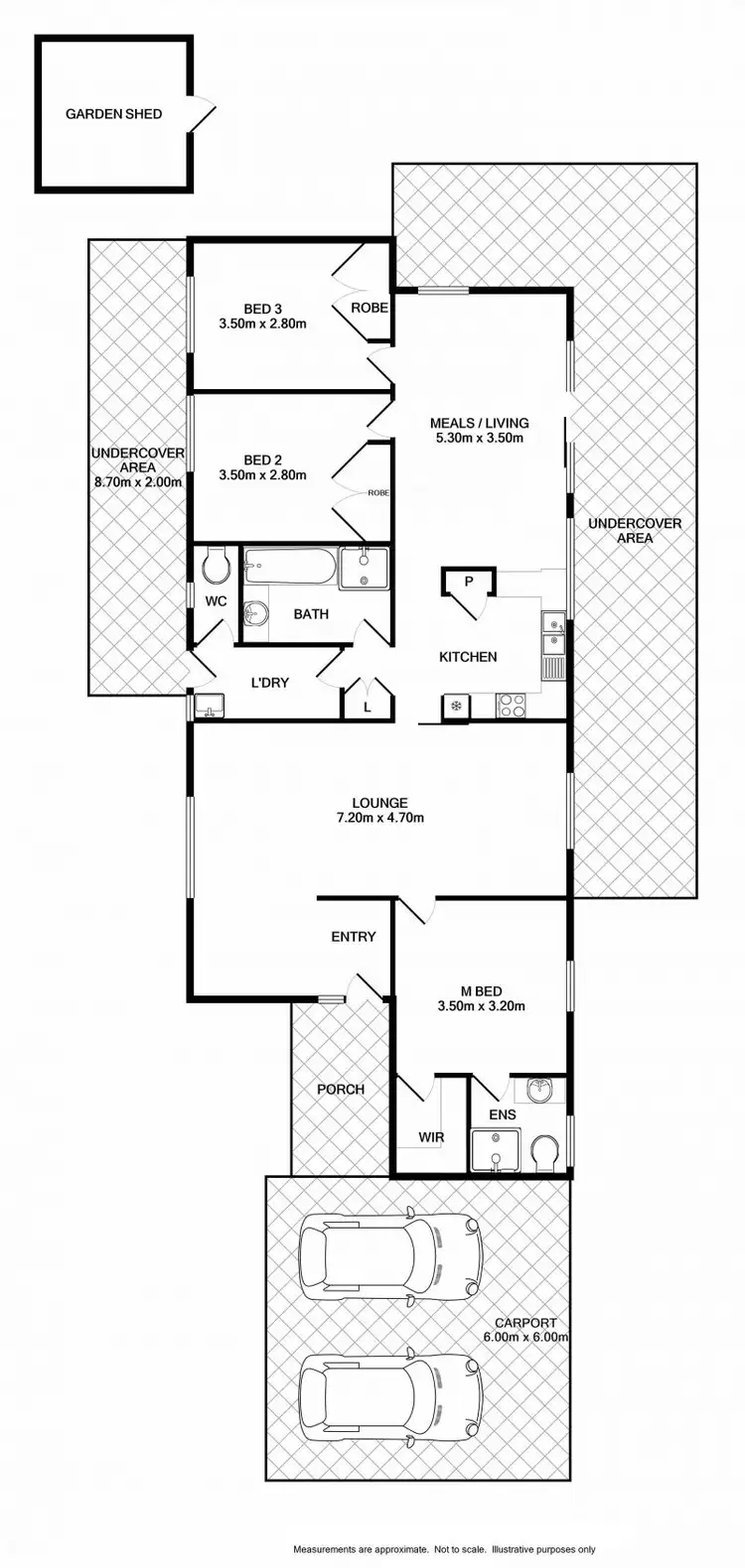 Floorplan of Homely house listing, 11 Kiewa Valley Court, Tangambalanga VIC 3691