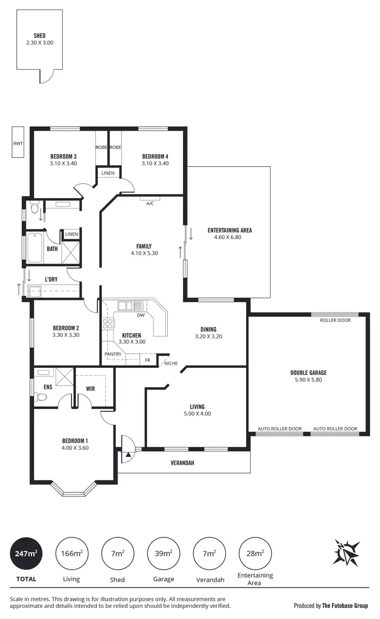 Floorplan of Homely house listing, 6 Strathford Way, Strathalbyn SA 5255
