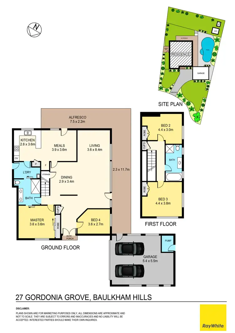 Floorplan of Homely house listing, 27 Gordonia Grove, Baulkham Hills NSW 2153