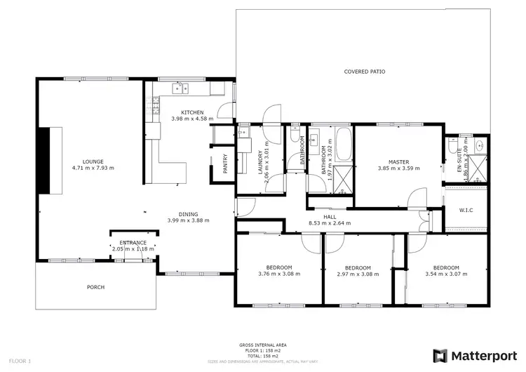 Floorplan of Homely house listing, 43 Butterworth Street, Swan Hill VIC 3585