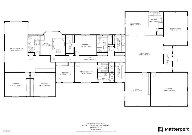 Floorplan of Homely house listing, 56 Poole Boulevard, Swan Hill VIC 3585