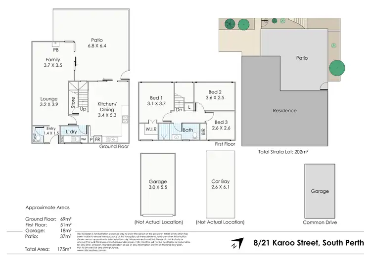 Floorplan of Homely house listing, 8/21 Karoo Street, South Perth WA 6151