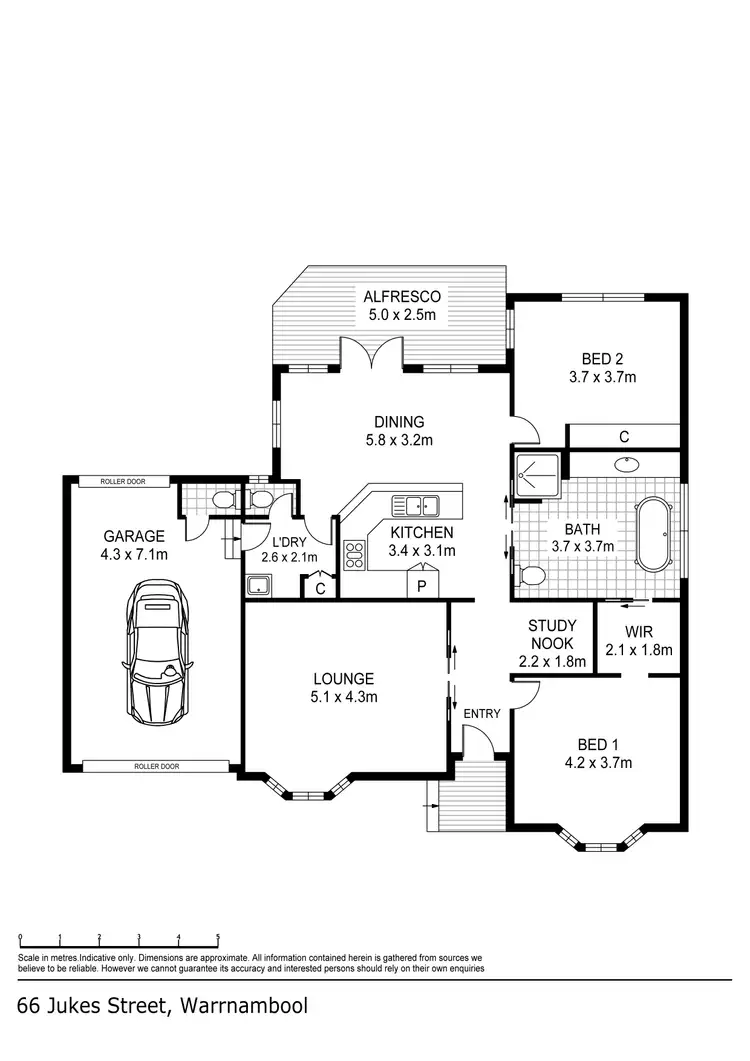 Floorplan of Homely house listing, 66 Jukes Street, Warrnambool VIC 3280