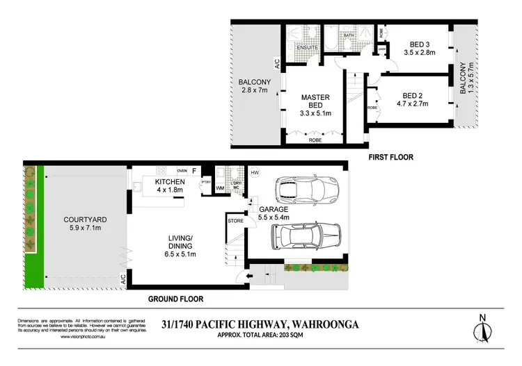 Floorplan of Homely townhouse listing, 31/1740 Pacific Highway, Wahroonga NSW 2076