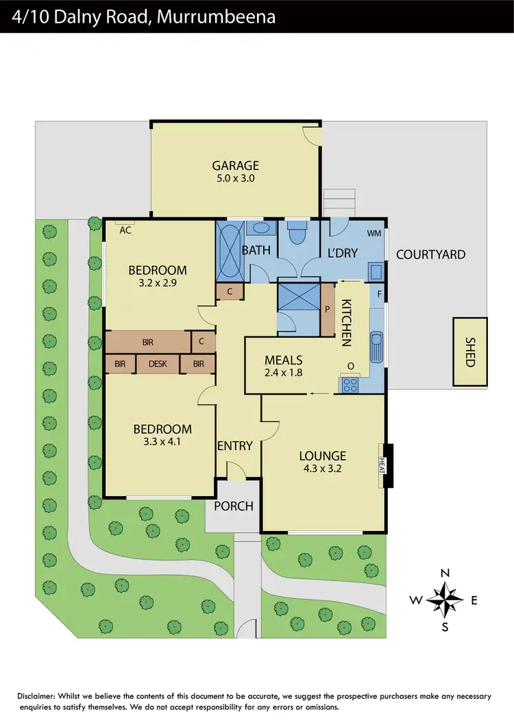 Floorplan of Homely unit listing, 4/10 Dalny Road, Murrumbeena VIC 3163