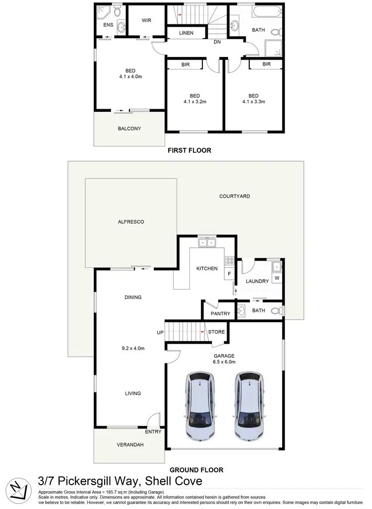 Floorplan of Homely house listing, 3/7 Pickersgill Way, Shell Cove NSW 2529