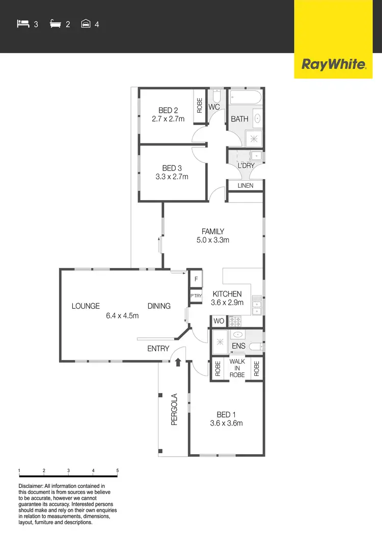Floorplan of Homely house listing, 14 Painter Place, Palmerston ACT 2913