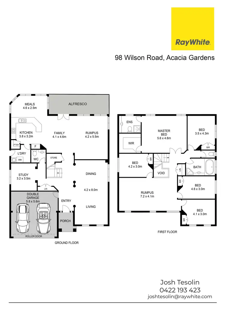 Floorplan of Homely house listing, 98 Wilson Road, Acacia Gardens NSW 2763