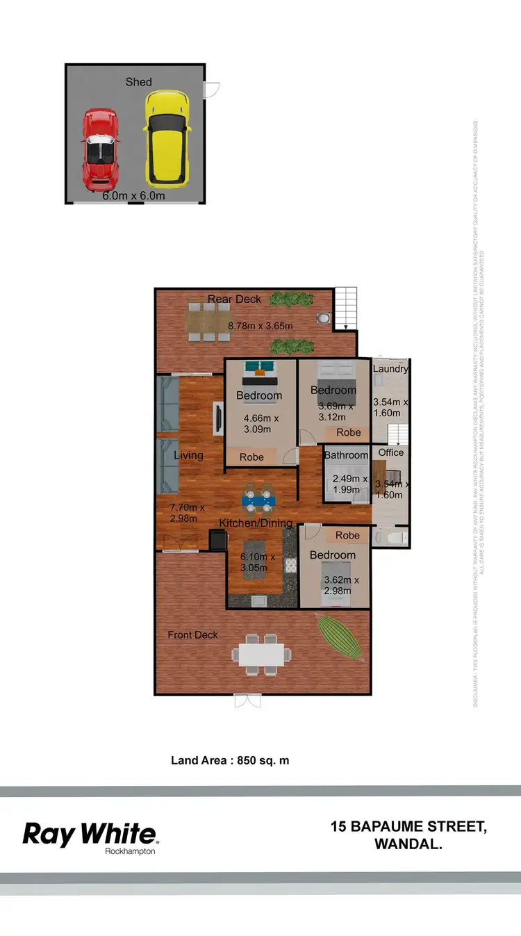 Floorplan of Homely house listing, 15 Bapaume Street, Wandal QLD 4700