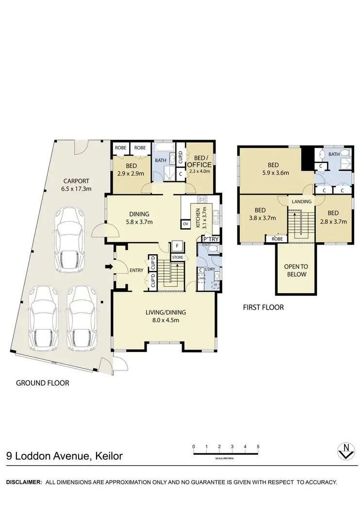 Floorplan of Homely house listing, 9 Loddon Avenue, Keilor VIC 3036