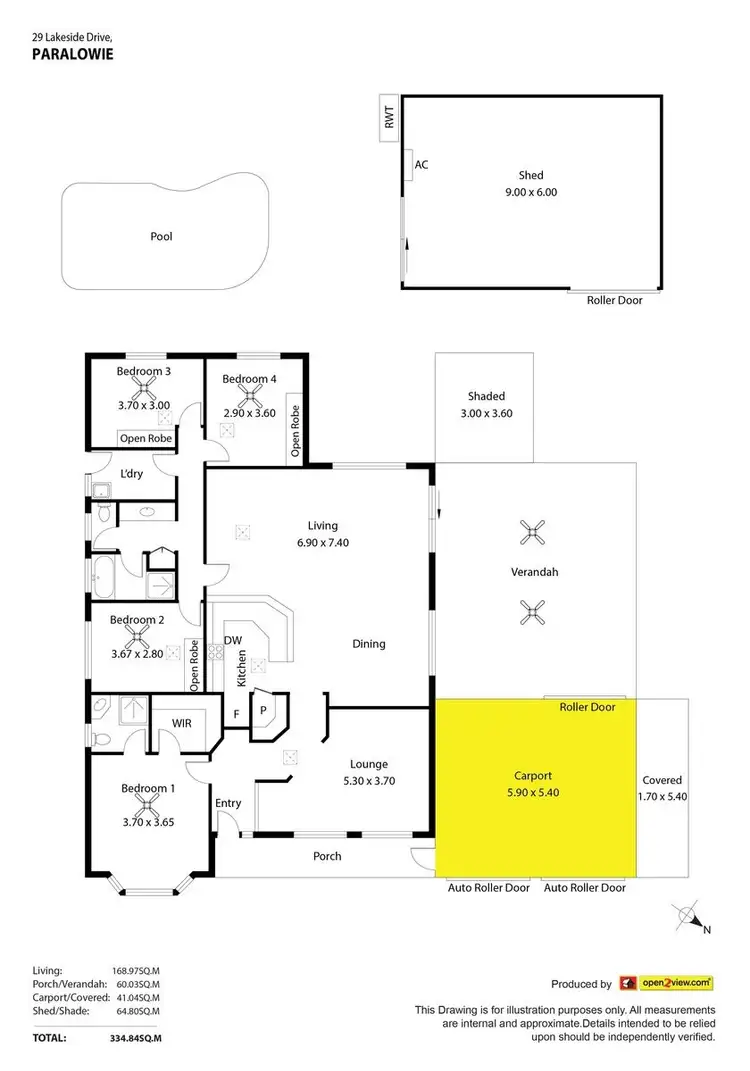 Floorplan of Homely house listing, 29 Lakeside Drive, Paralowie SA 5108