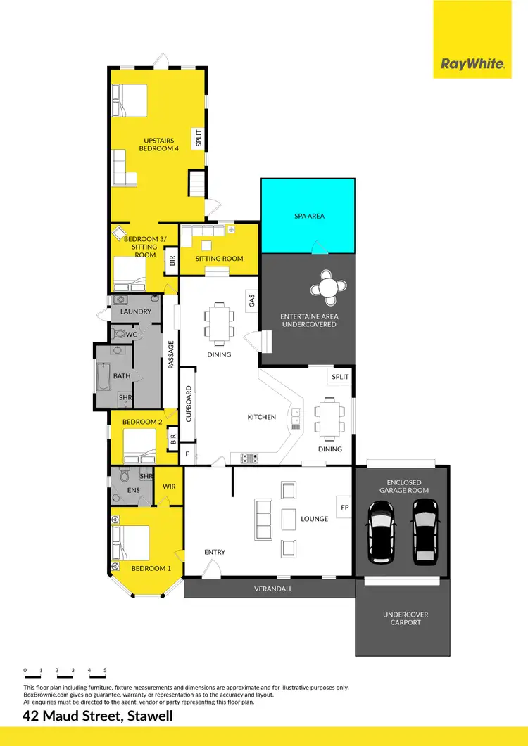 Floorplan of Homely house listing, 42 Maud Street, Stawell VIC 3380