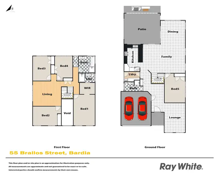 Floorplan of Homely house listing, 55 Brallos Street, Bardia NSW 2565