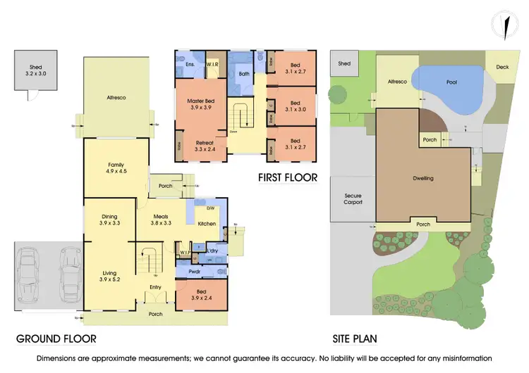 Floorplan of Homely house listing, 2 Pacific Close, Wantirna VIC 3152