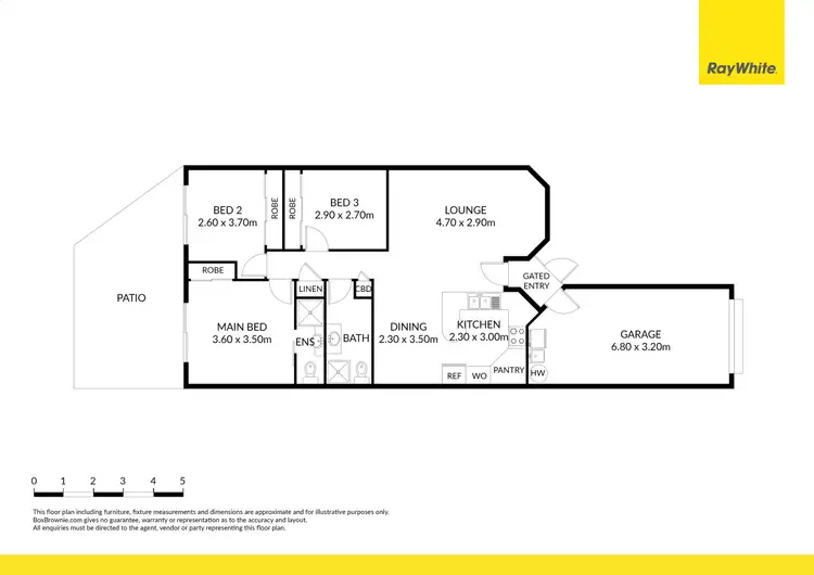 Floorplan of Homely villa listing, 57/16 Stay Place, Carseldine QLD 4034