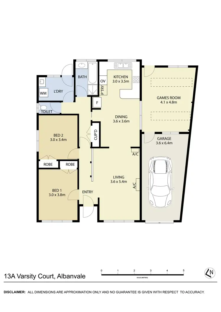 Floorplan of Homely unit listing, 13A Varsity Court, Albanvale VIC 3021