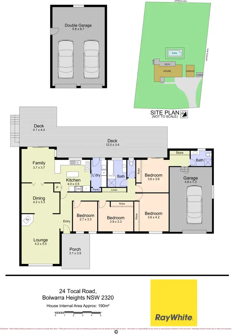 Floorplan of Homely house listing, 24 Tocal Road, Bolwarra Heights NSW 2320