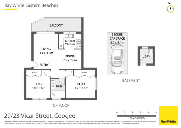 Floorplan of Homely apartment listing, 29/23-25 Vicar Street, Coogee NSW 2034