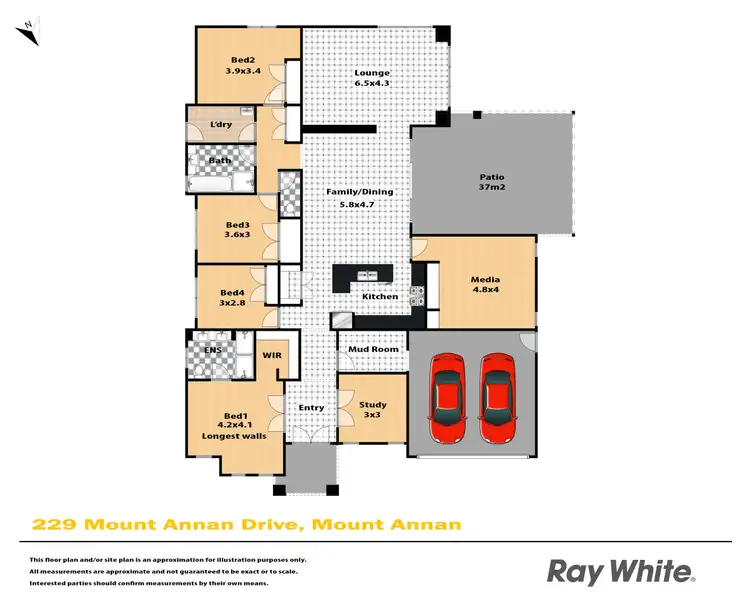 Floorplan of Homely house listing, 229 Mount Annan Drive, Mount Annan NSW 2567