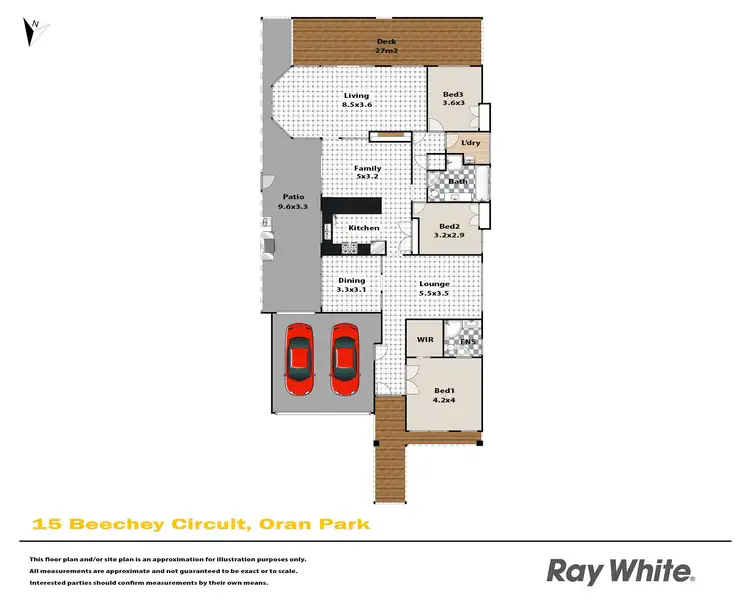 Floorplan of Homely house listing, 15 Beechey Circuit, Oran Park NSW 2570