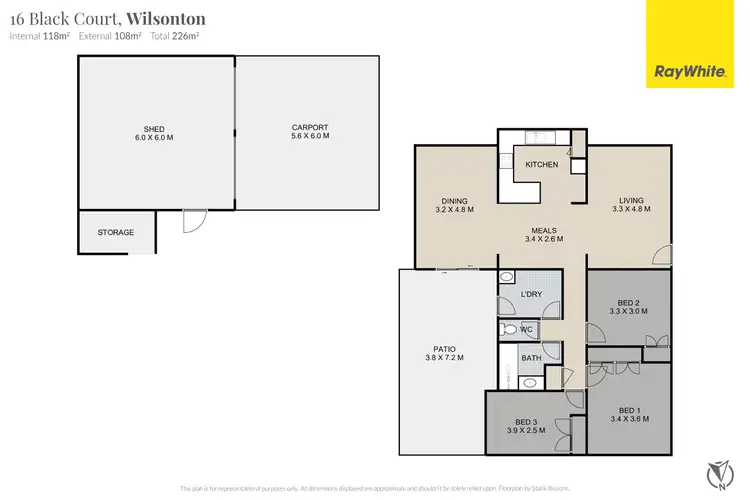 Floorplan of Homely house listing, 16 Black Court, Wilsonton QLD 4350