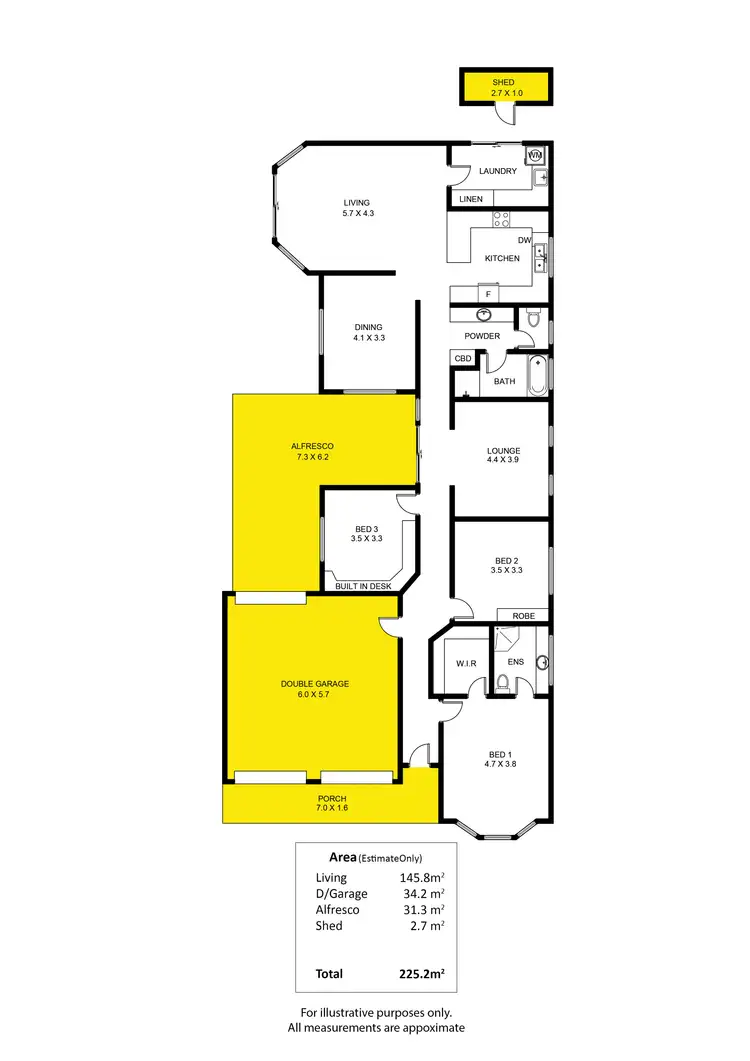 Floorplan of Homely house listing, 29 Elmwood Rise, Golden Grove SA 5125