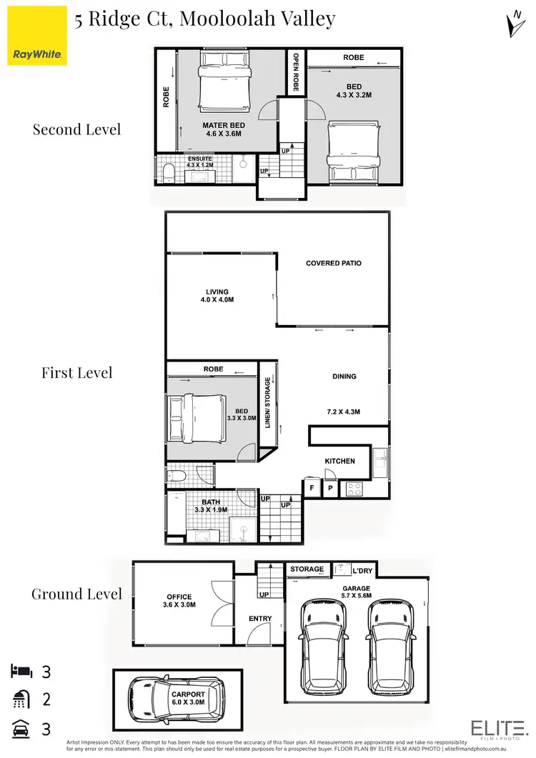 Floorplan of Homely house listing, 5 Ridge Court, Mooloolah Valley QLD 4553