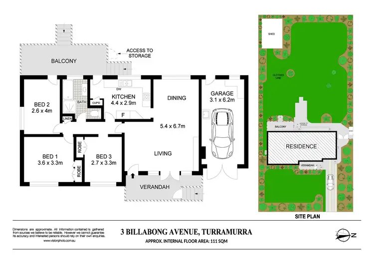 Floorplan of Homely house listing, 3 Billabong Avenue, Turramurra NSW 2074