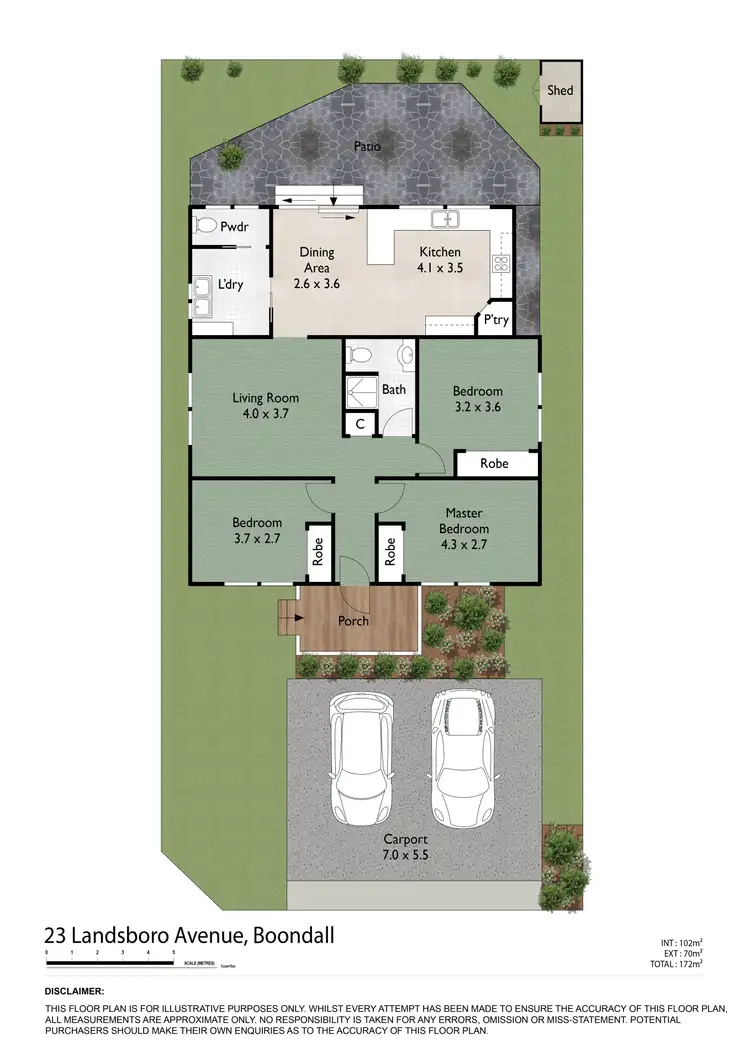 Floorplan of Homely house listing, 23 Landsboro Avenue, Boondall QLD 4034