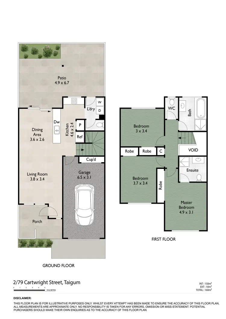 Floorplan of Homely townhouse listing, 2/79 Cartwright Street, Taigum QLD 4018