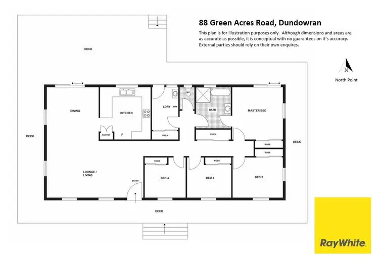 Floorplan of Homely house listing, 88 Green Acres Road, Dundowran QLD 4655