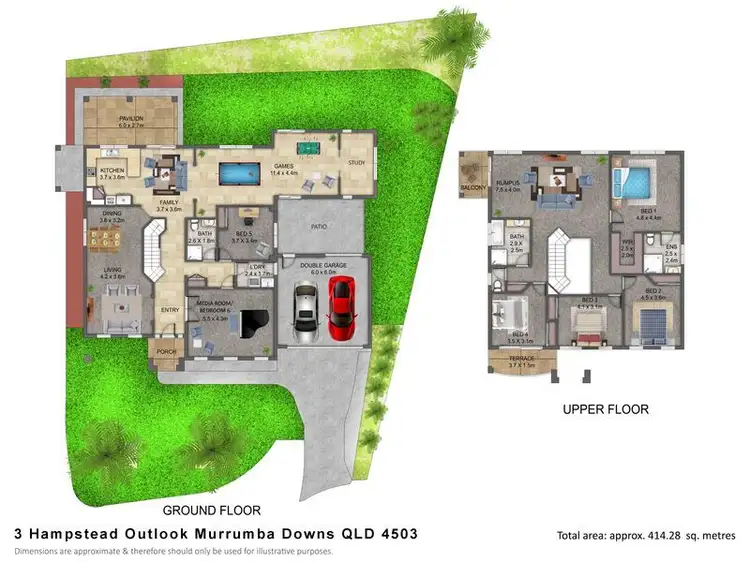 Floorplan of Homely house listing, 3 Hampstead Outlook, Murrumba Downs QLD 4503