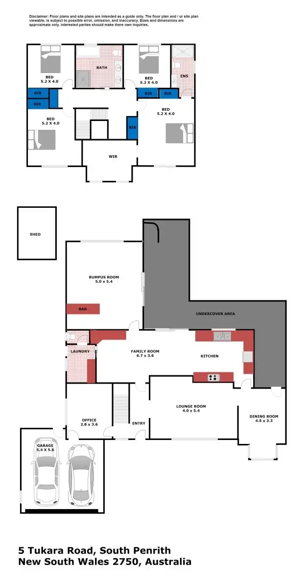 Floorplan of Homely house listing, 5 Tukara Road, South Penrith NSW 2750