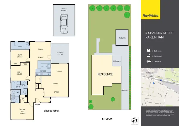Floorplan of Homely house listing, 5 Charles Street, Pakenham VIC 3810