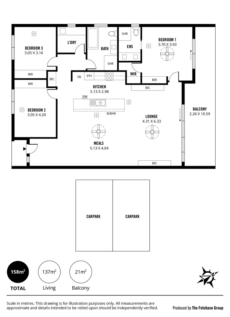 Floorplan of Homely apartment listing, 18/1 Burt Avenue, Findon SA 5023