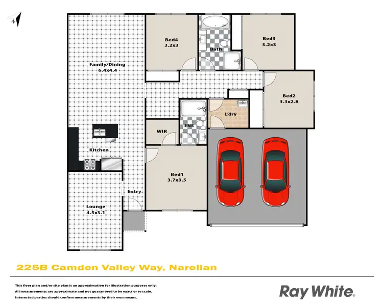 Floorplan of Homely house listing, 225b Camden Valley Way, Narellan NSW 2567