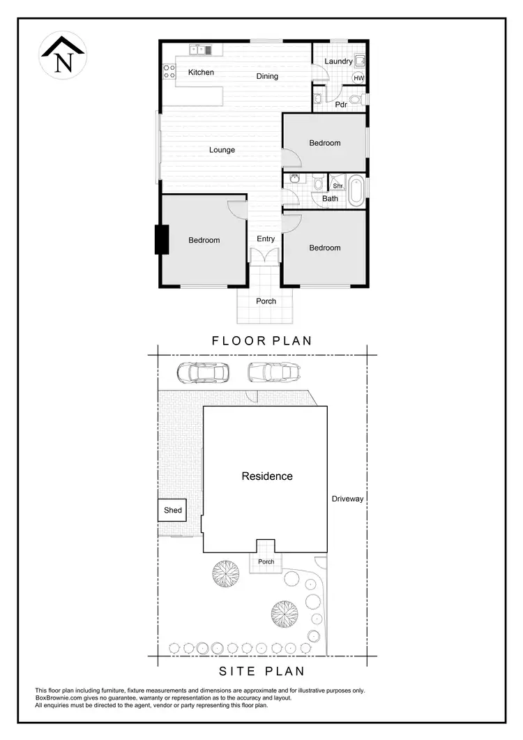 Floorplan of Homely house listing, 1/136 Munro Street, Coburg VIC 3058