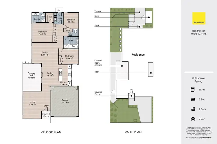 Floorplan of Homely house listing, 11 Pike Street, Epping VIC 3076