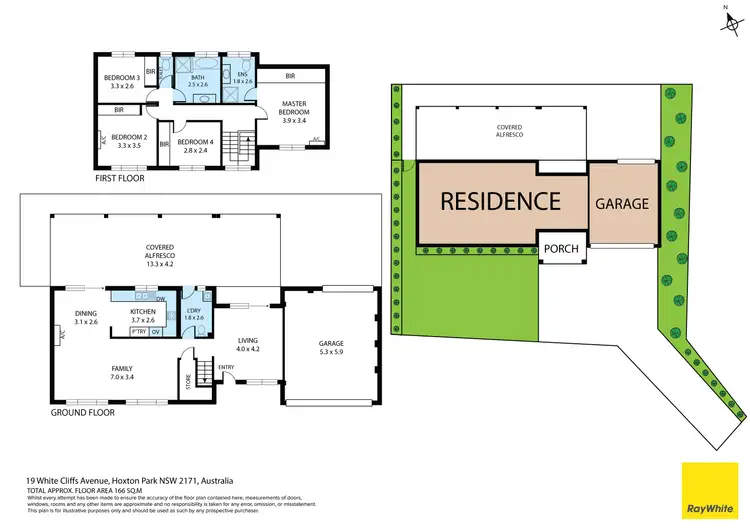 Floorplan of Homely house listing, 19 White Cliffs Avenue, Hoxton Park NSW 2171