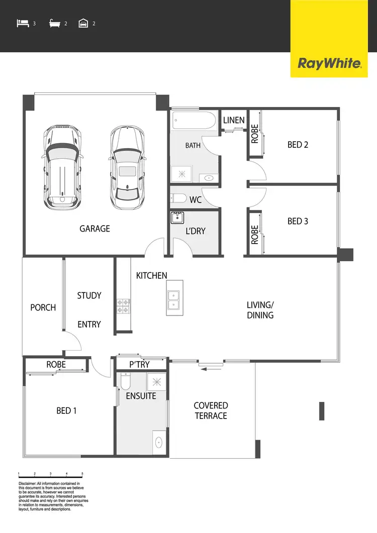 Floorplan of Homely townhouse listing, 2/3 Adventure Street, Harrison ACT 2914