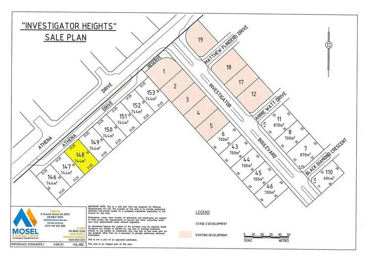 Floorplan of Homely land listing, Lot 148 Athena Drive, Wallaroo SA 5556