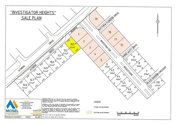Floorplan of Homely land listing, Lot 153 Athena Drive, Wallaroo SA 5556