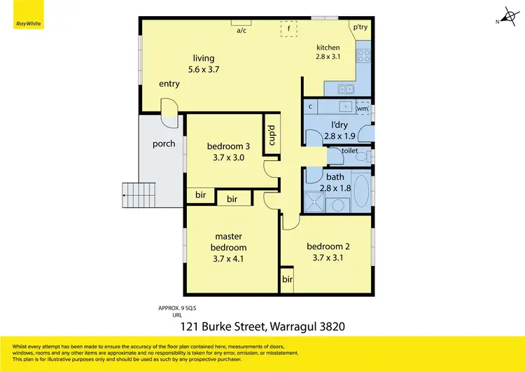 Floorplan of Homely house listing, 121 Burke Street, Warragul VIC 3820