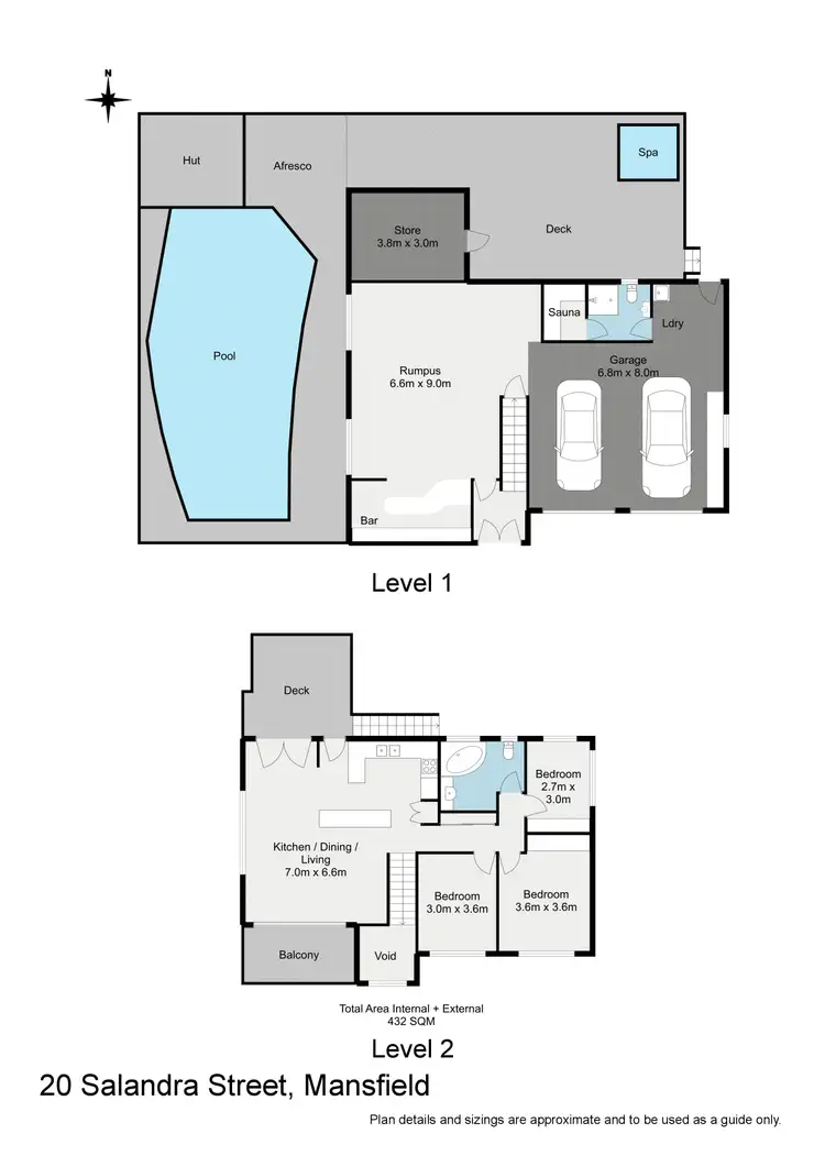 Floorplan of Homely house listing, 20 Salandra Street, Mansfield QLD 4122