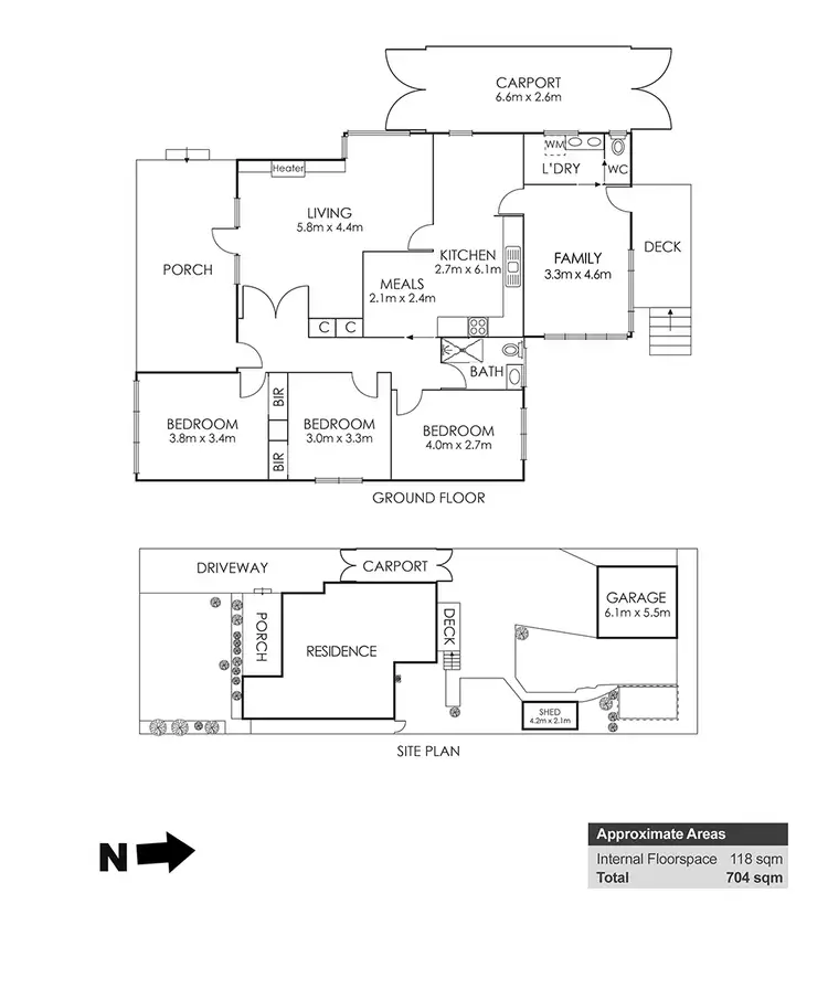 Floorplan of Homely house listing, 22 Tennyson Street, Burwood VIC 3125